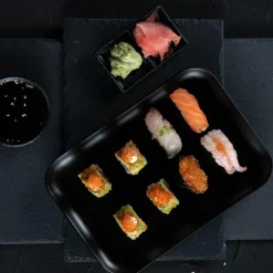 Nemo tallerken 17 x 24,5 cm svart