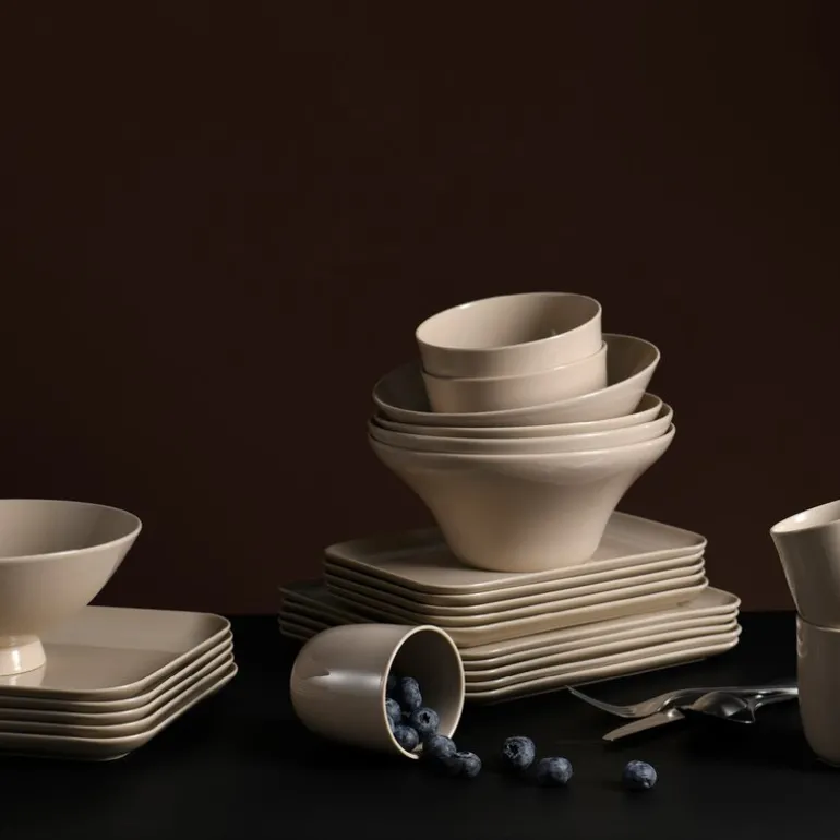 Nemo tallerken 17x24,5 cm sand