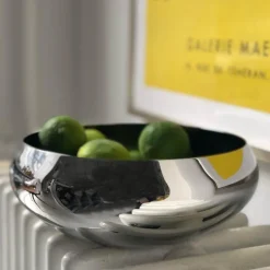 Nest skål 27 cm polert