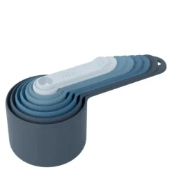 Nest sky måleskje sett 8 deler blåtoner