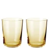 New York vannglass 34 cl 2 stk citrine
