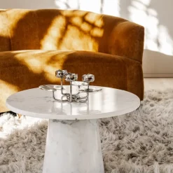 Ninfea Grande lysestake 24x13 cm NP sølv