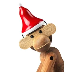 Nisselue medium rød/hvit