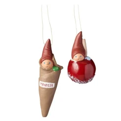 Nisserikker 2025 julepynt 9 cm