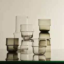 NM& Unda glass 25 cl 2 stk grey