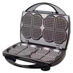 Nobless dobbelt vaffeljern svart