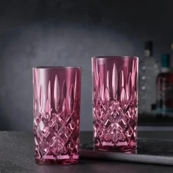 Noblesse Colour longdrinkglass 39,5 cl 2 stk berry