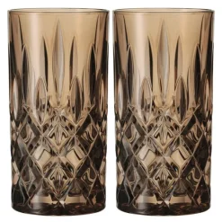 Noblesse Colour longdrinkglass 39,5 cl 2 stk tobacco