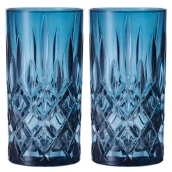 Noblesse Colour longdrinkglass 39,5 cl 2 stk vintage blue