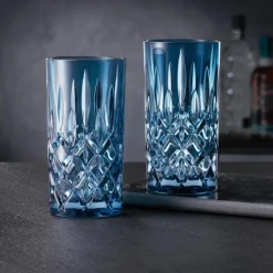 Noblesse Colour longdrinkglass 39,5 cl 2 stk vintage blue