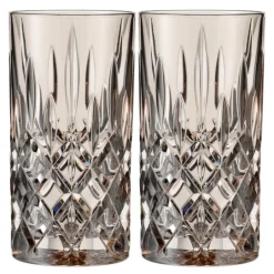 Noblesse Colour longdrinkglass 39,5 cl 2 stk taupe