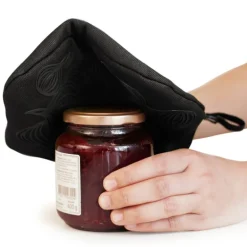 Non-Slip gryteklut/gryteunderlag 22x22 cm svart