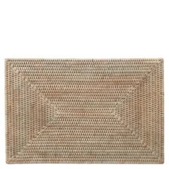 Norah dekkebrikke flettet 45x30 cm natur