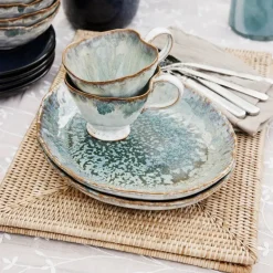 Norah dekkebrikke flettet 45x30 cm natur