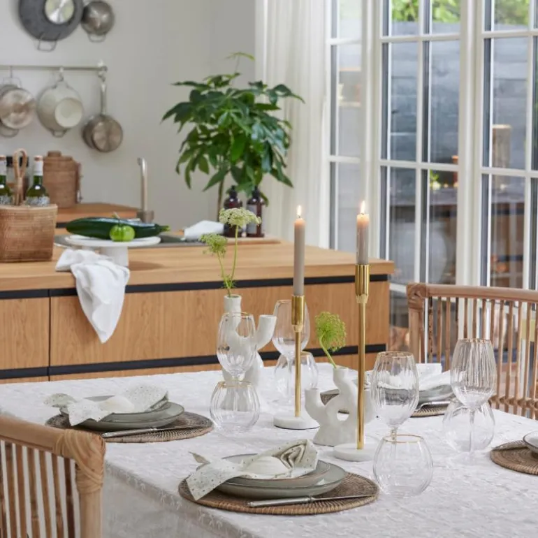 Norah dekkebrikke 35x35 cm natur