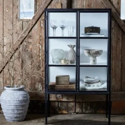 Norah oppbevaringsboks m/lokk 18x18 cm natur