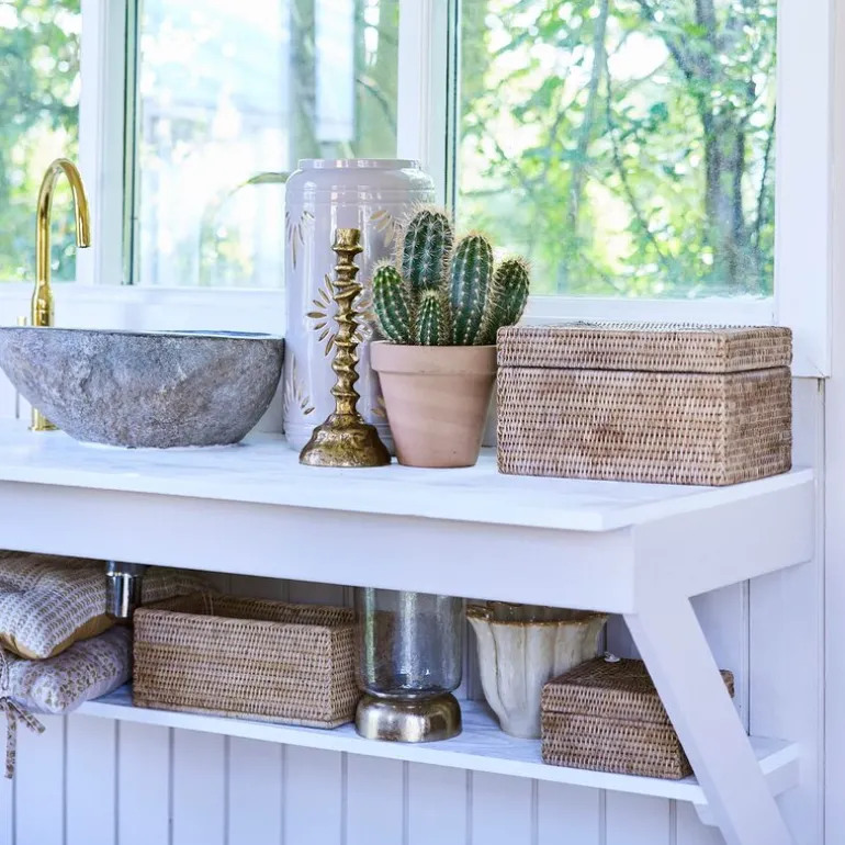 Norah oppbevaringsboks 40x25 cm natur