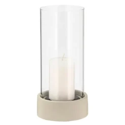 Nord hurricane lyslykt 11,5x25 cm krem