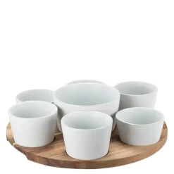 Nord tacosett 7 skåler natur/hvit