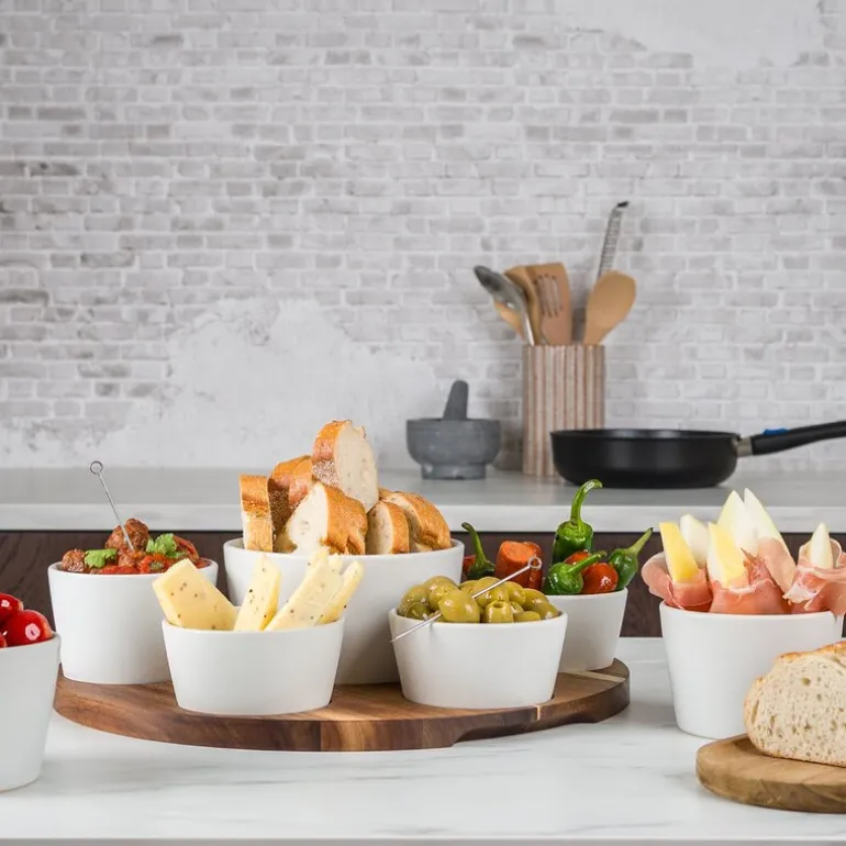 Nord tacosett 7 skåler natur/hvit