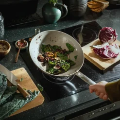 Norden wok 28 cm rustfritt stål