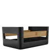 Nordic kitchen matvarekasse 27 cm svart/bambus