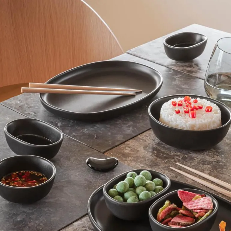 Nordic Kitchen oval tallerken 26 cm svart