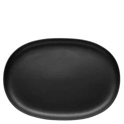 Nordic Kitchen ovalt serveringsfat 36 cm svart