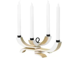 Nordic Light lysestake 20,5 cm hvit