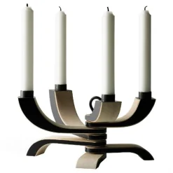 Nordic Light lysestake 4-arm svart