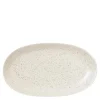 Nordic Vanilla ovalt fat 17x30 cm kremhvit