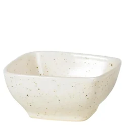 Nordic Vanilla skål firkantet 8 cm kremhvit