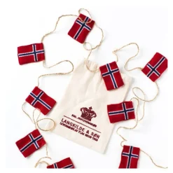 Nordic way flaggrekke små flagg 3 m