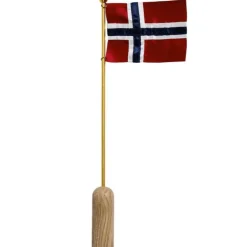 Norsk bordflagg 40 cm stang