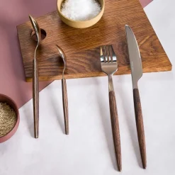 North gaffel 21 cm brun/blank