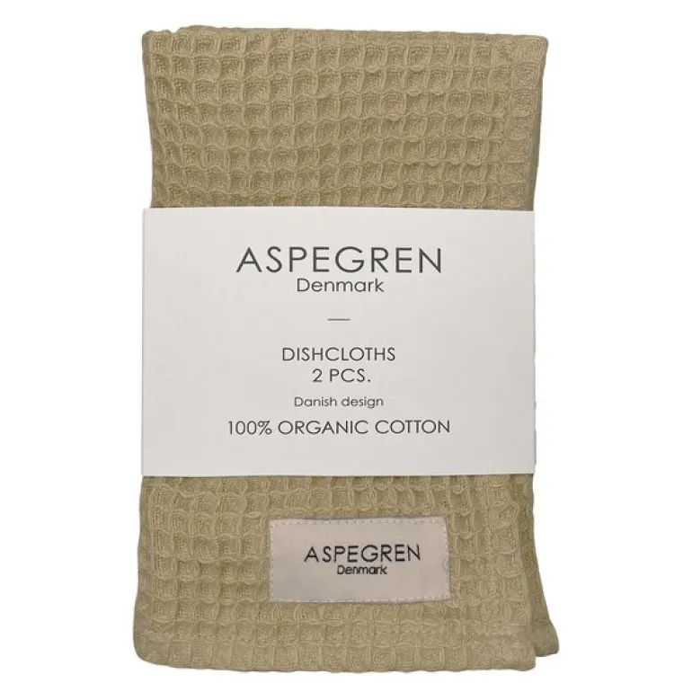 North kjøkkenklut 30x35 cm 2 stk khaki