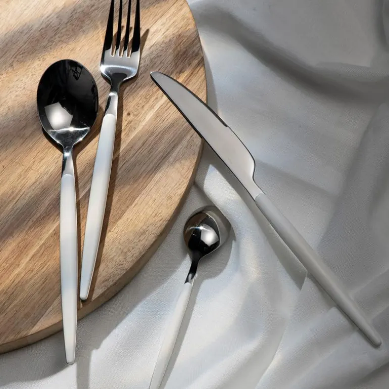 North light bestikksett 16 deler blank/hvit