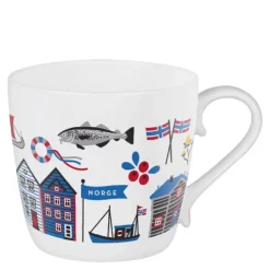 Norway Symbols krus 35 cl multi