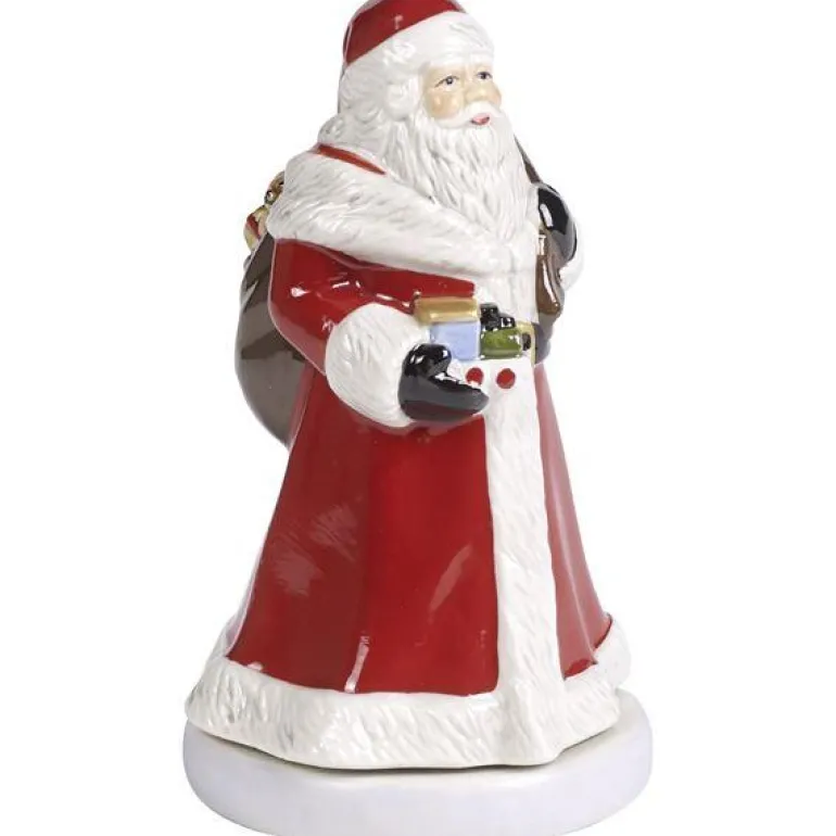 Nostalgic Melody spilledåse m/julenisse 15 cm