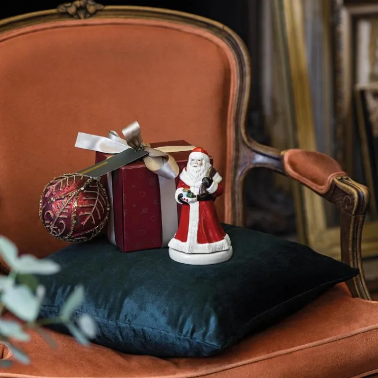 Nostalgic Melody spilledåse m/julenisse 15 cm