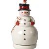 Nostalgic Melody spilledåse snømann 15 cm