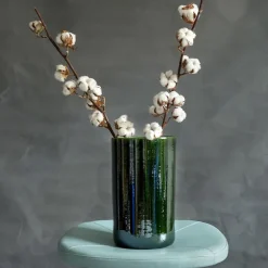 Oak vase 35 cm grønn emerald