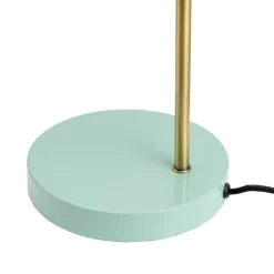 Ocean bordlampe 43 cm curry/messing/turkis