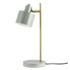 Ocean bordlampe 43 cm olive/messing