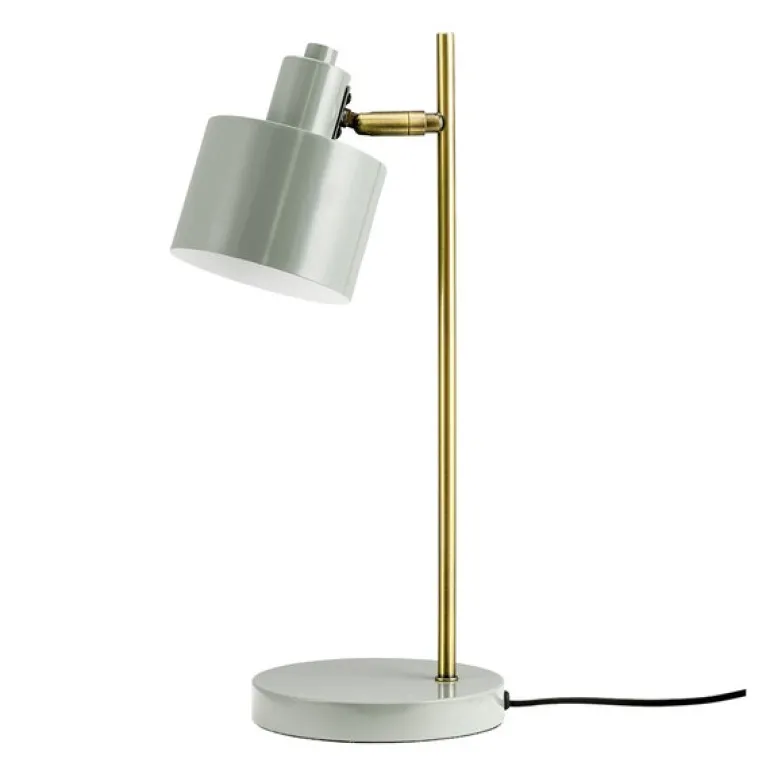 Ocean bordlampe 43 cm olive/messing