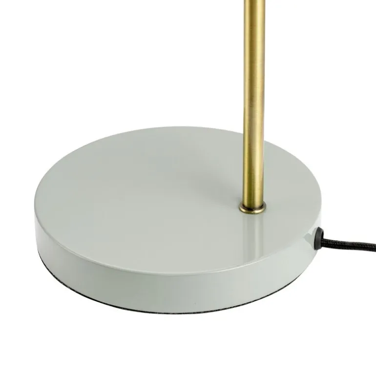 Ocean bordlampe 43 cm olive/messing