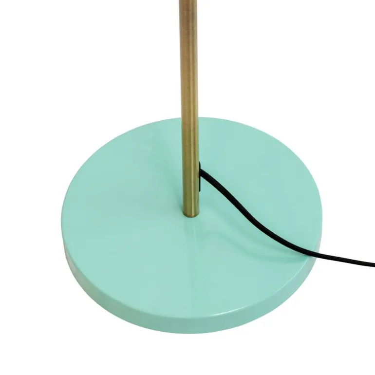 Ocean gulvlampe 160 cm curry/messing/turkis