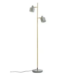 Ocean gulvlampe 160 cm olive/messing