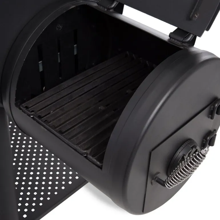 Offset Smoker 400 kullgrill svart