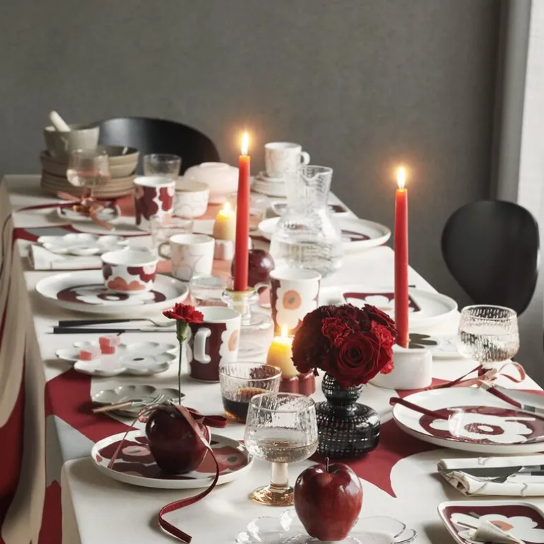 Oiva Piirto Unikko krus 40 cl hvit/gull